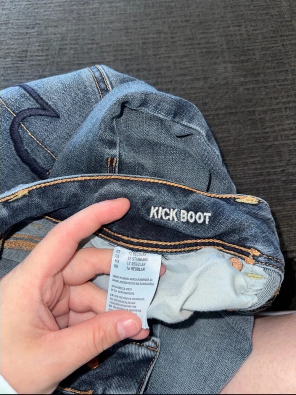 American Eagle Outfitters Women's Medium Blue Bootcut Jeans